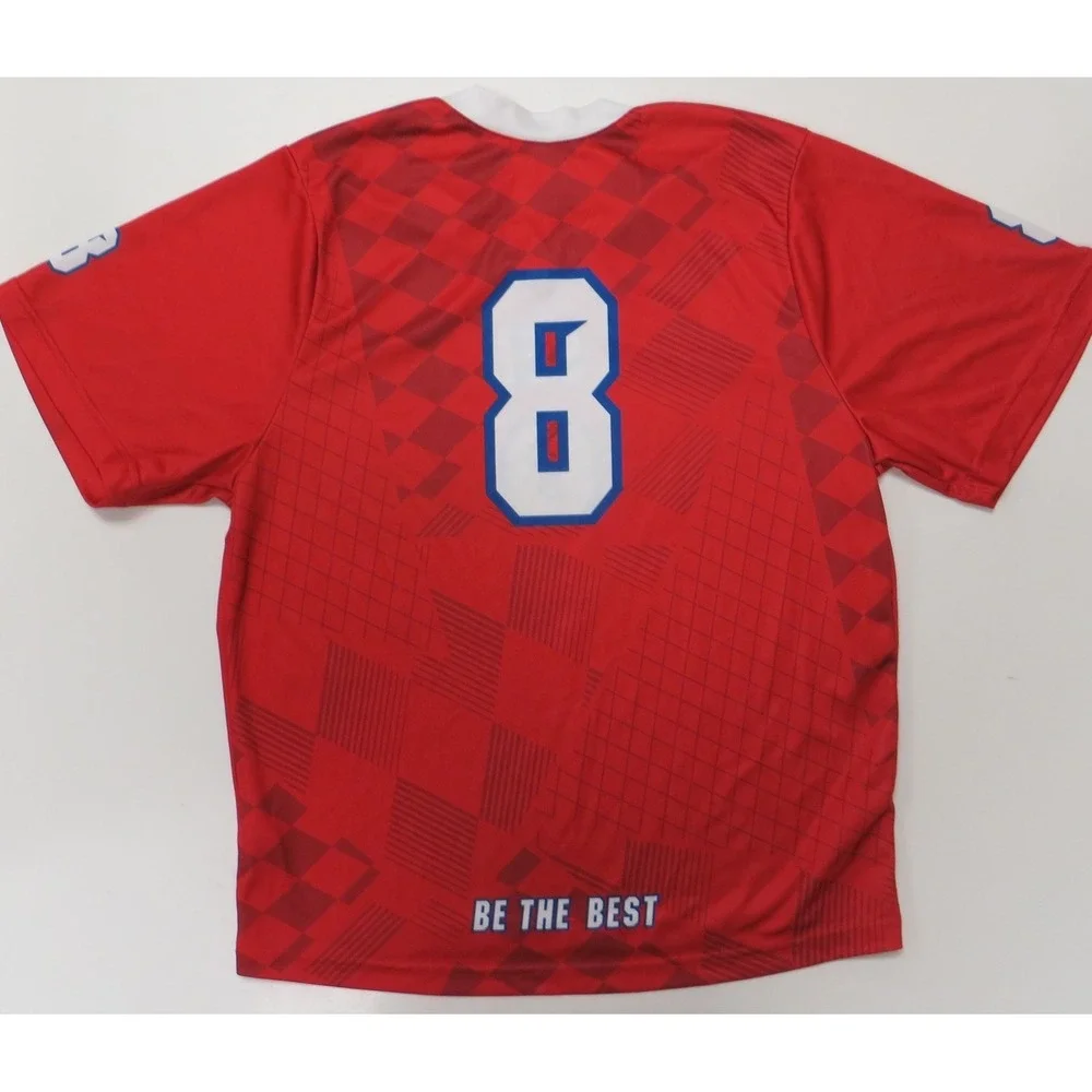 Nike Soccer Jersey Youth‎ XL #8 API Select Red V-Neck Boys